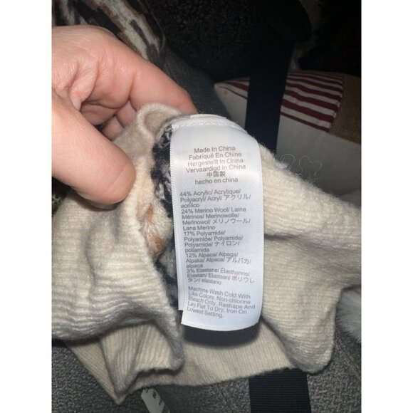 J. Crew fair isle cardigan. Small. 24% merino wool, 12% alpaca - Picture 6 of 10